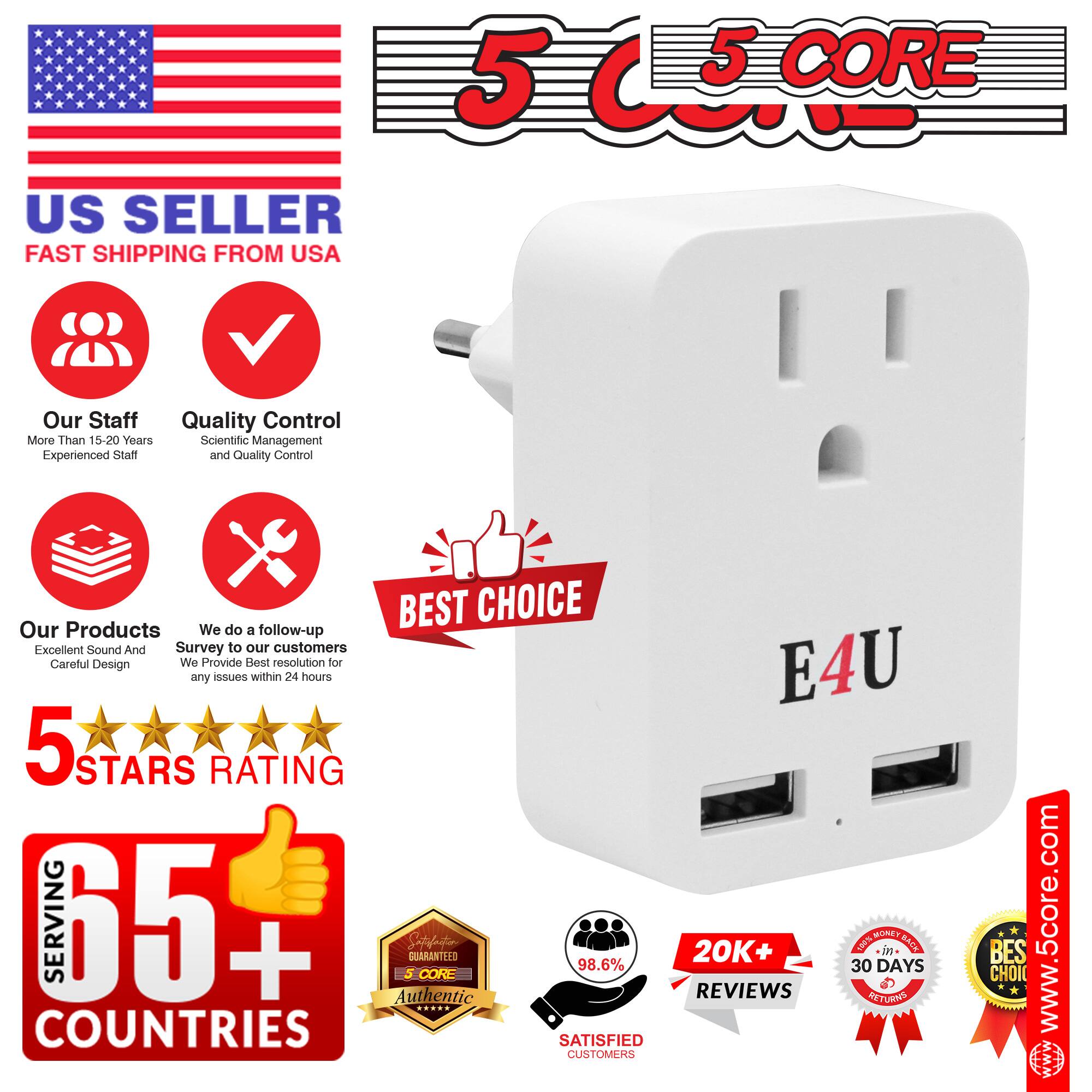 US SELLER  
FAST SHIPPING FROM USA  

Our Staff  
More Than 15-20 Years  
Experienced Staff  

Quality Control  
Scientific Management and Quality Control  

Our Products  
Excellent Sound And Survey to our customers  
Careful Design  

We do a follow-up  
We Provide Best resolution for any issues within 24 hours  

5 STARS RATING  

SERVING 65+ COUNTRIES  

98.6% SATISFIED CUSTOMERS  

20K+ REVIEWS  

30 DAYS RETURNS  

BEST CHOICE  

www.5core.com