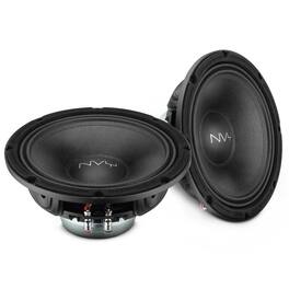 DS18 Audio - 8" Midrange Loudspeaker With Water-Resistant Paper Cone and Neodymium Magnet | 400W RMS 4-Ohm - Black