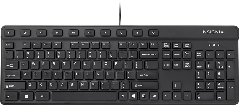 Front. Insignia™ - USB Keyboard.