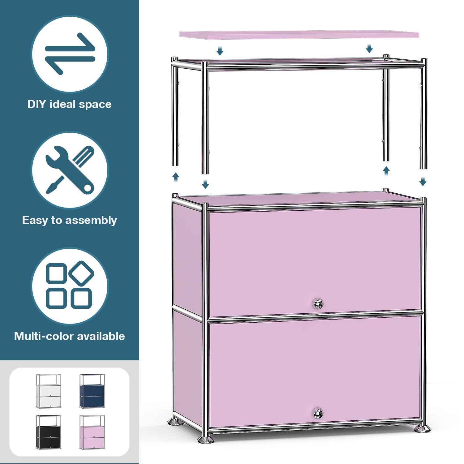 DIY ideal space  
Easy to assemble  
Multi-color available