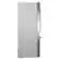 Alt View 1. Bosch - 500 Series 21 Cu. Ft. Bottom-Freezer French Door Counter-Depth Smart Refrigerator with External Water and Ice - Stainless Steel.