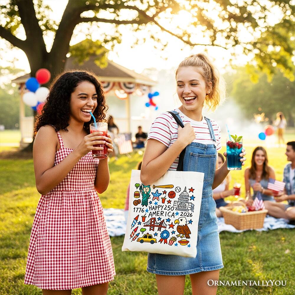 20 1776 HAPPY 250 AMERICA 2026 ORNAMENTALLY YOU