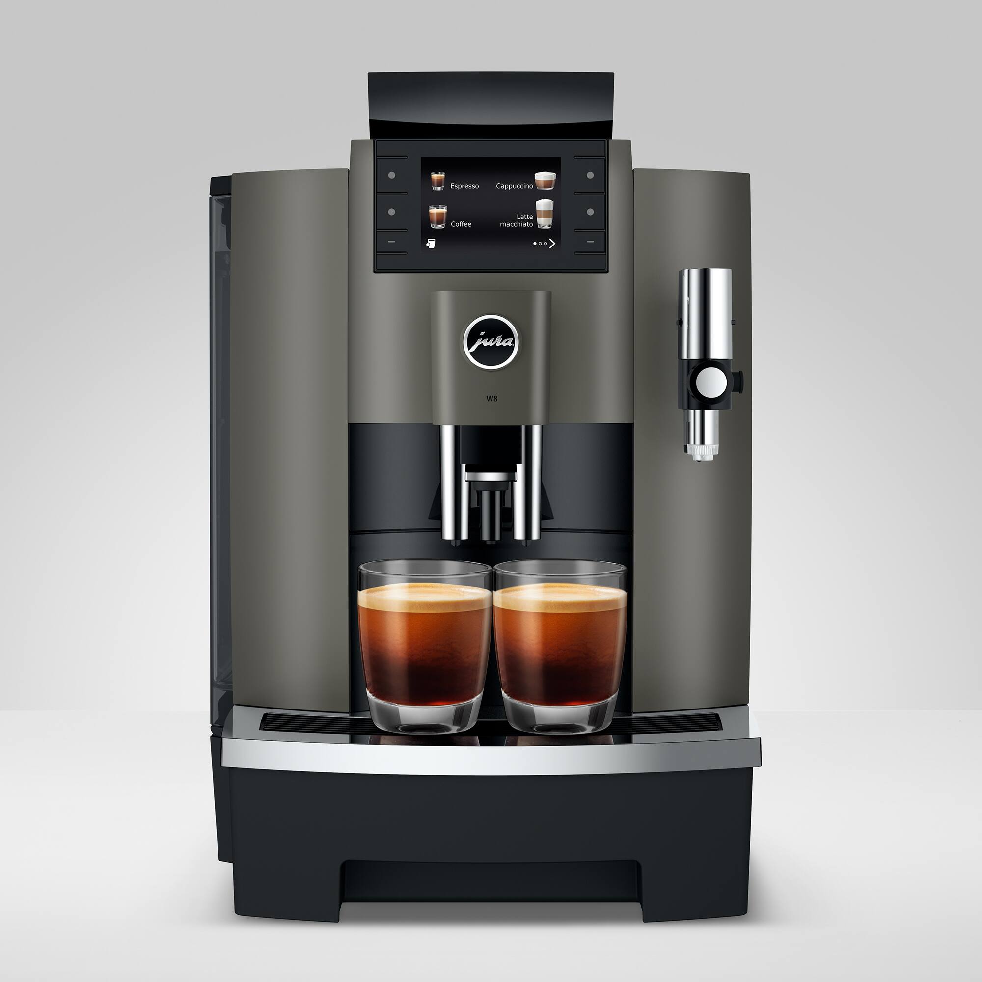 JURA - W8 Automatic Coffee Machine - Dark Inox