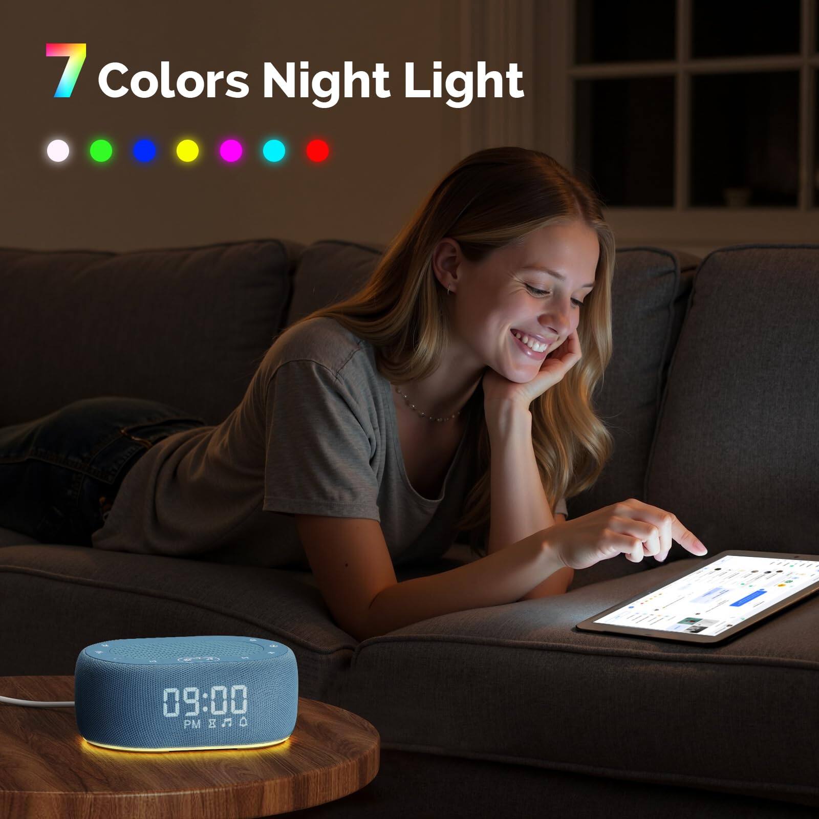 7 Colors Night Light

09:00 PM