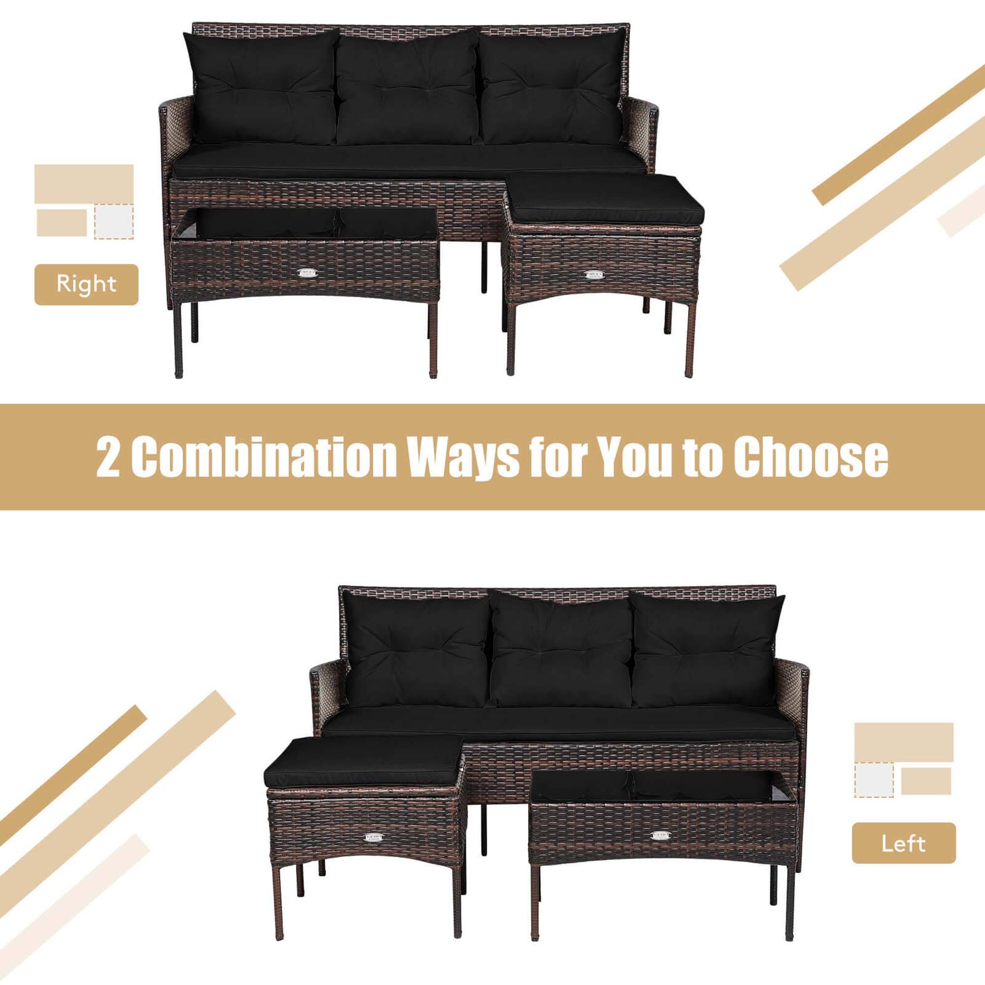 Right 2 Combination Ways for You to Choose Left
