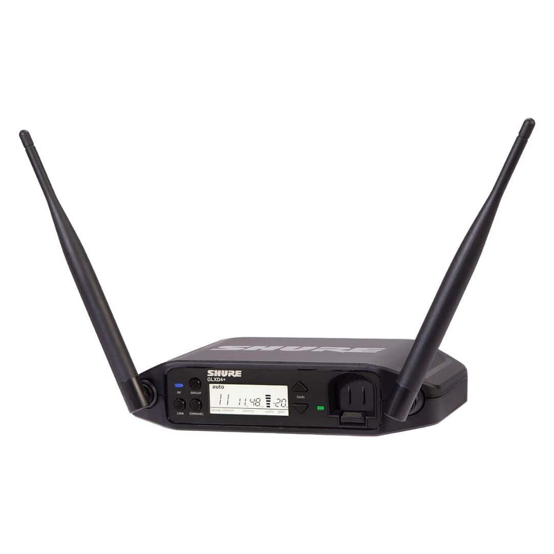 Shure - GLXD4+ Pro Digital Wireless Single Channel Receiver, Dual Band