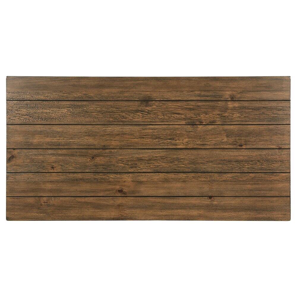 Alt View 5. Coaster Co. of America - Payne Wood Coffee Table with Shelf Distressed Brown - Brown.
