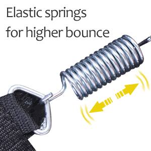 Elastic springs for higher bounce