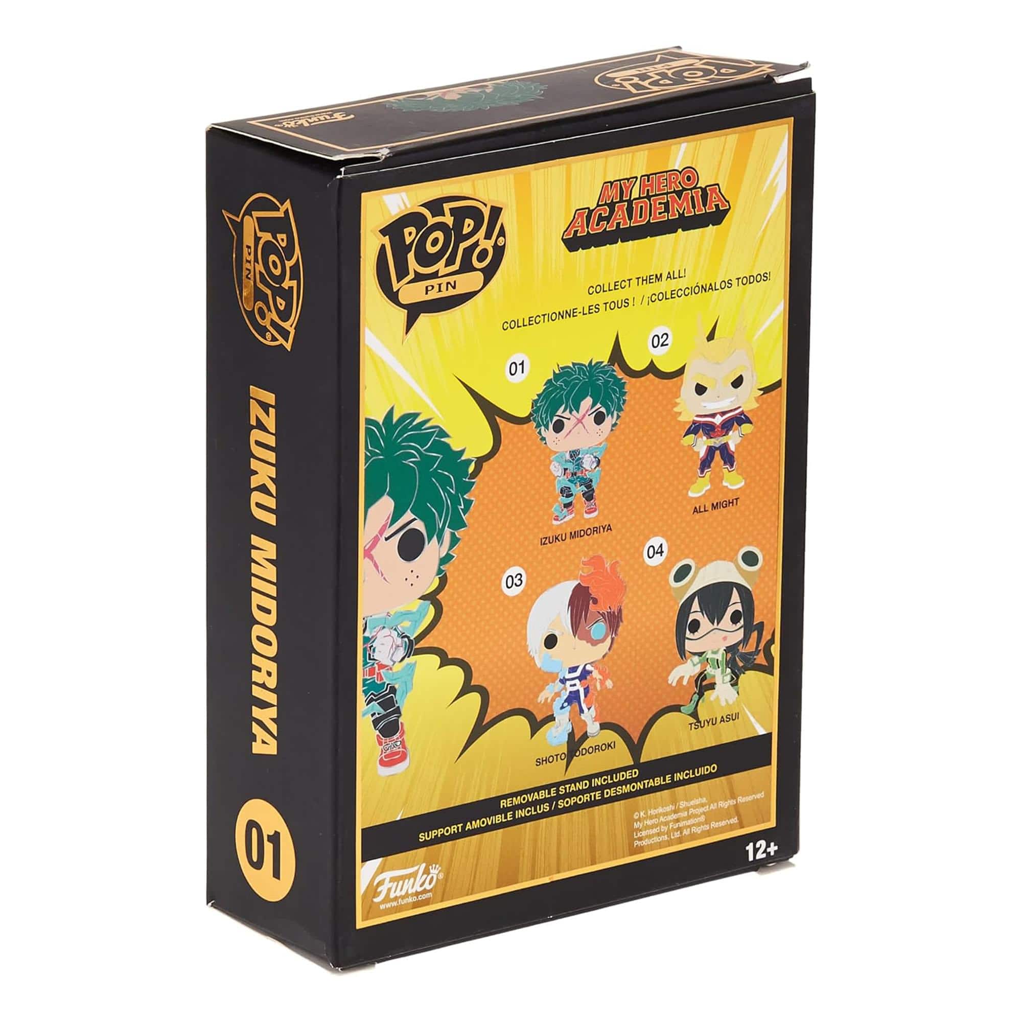 My Hero Academia 3 Inch Funko POP Pin | Izuku Midoriya Green 50244