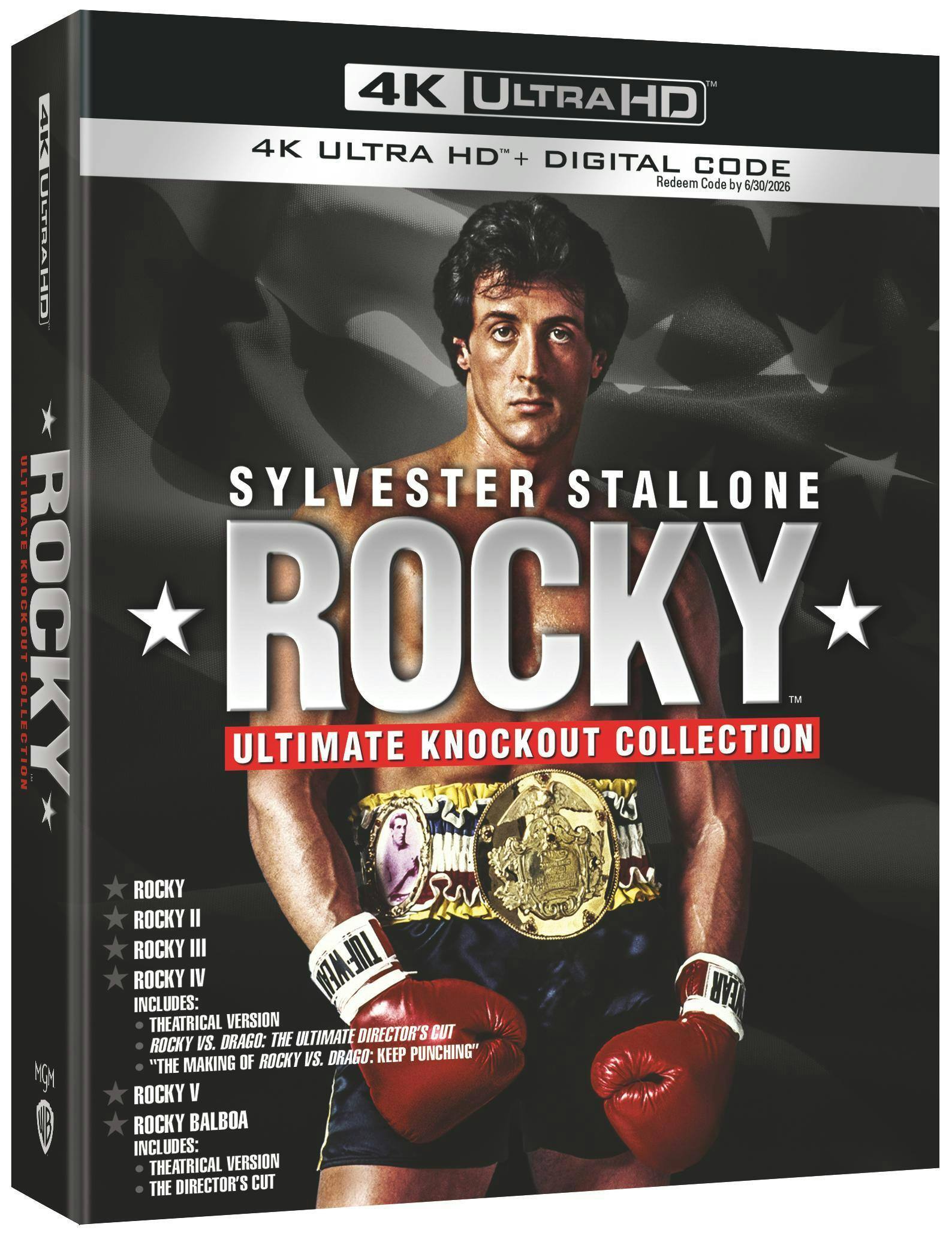 Angle. Rocky 6-Film Collection (4K Ultra HD) [UHD].