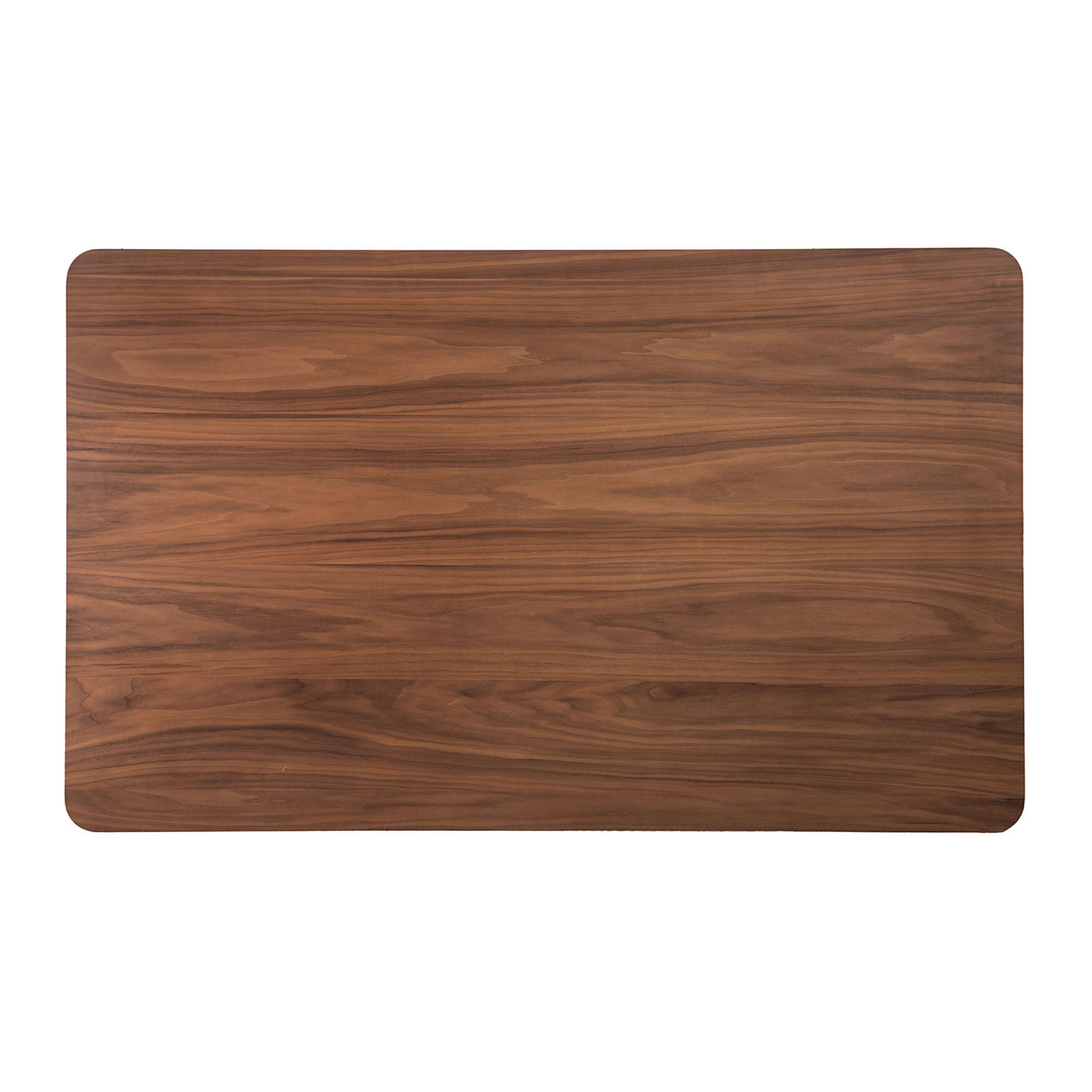 Alt View 3. Manhattan Lane - Skie 5pc Dining Table Set, 4 Chairs, Rectangular, Brown Solid Wood - Walnut Brown, Gray.