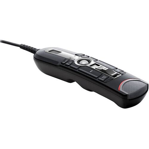 Angle. OM System - RM-4110S USB Speech Recognition Microphone with Advanced Noise Cancellation and Antimicrobial Design for Professionals - Black.