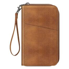 Kitcheniva - RFID Blocking Passport & Credit Cards Multi-Holder Wallet Organizer - Brown