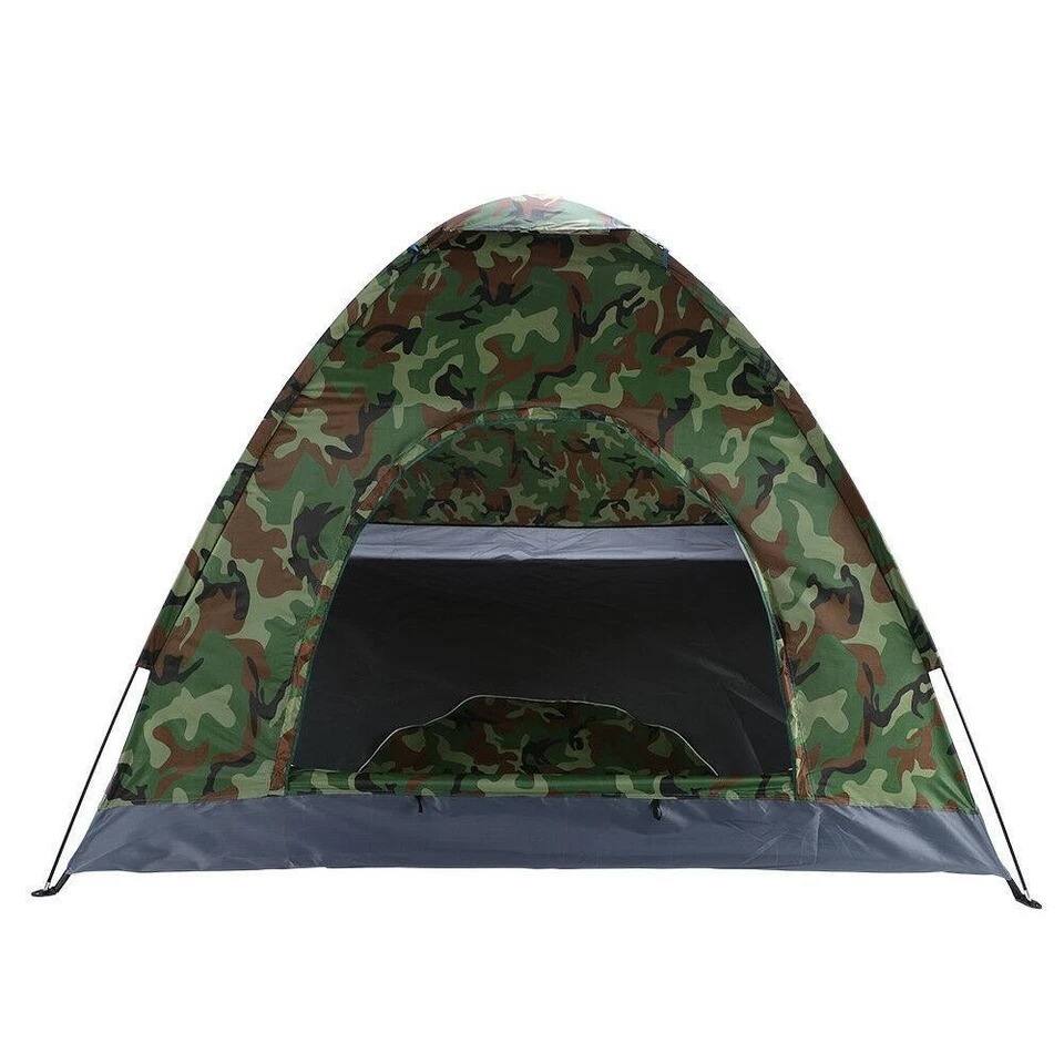 Alt View 2. Home Collection - Folding Camouflage Camping Tent Waterproof 3-4 Person Dome with Carry Bag - Camouflage.
