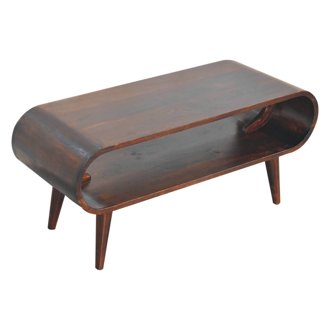 Alt View 3. Artisan Furniture - Artisan Furniture Solid Wood Amaya Light Walnut Coffee Table - Brown.