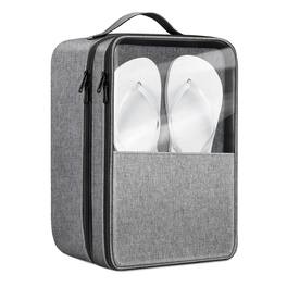 Kitcheniva - Waterproof Portable Shoe Bag Organizer Storage With Handle - Gray