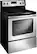 Angle. Whirlpool - 5.3 Cu. Ft. Self-Cleaning Freestanding Electric Range - Stainless steel.