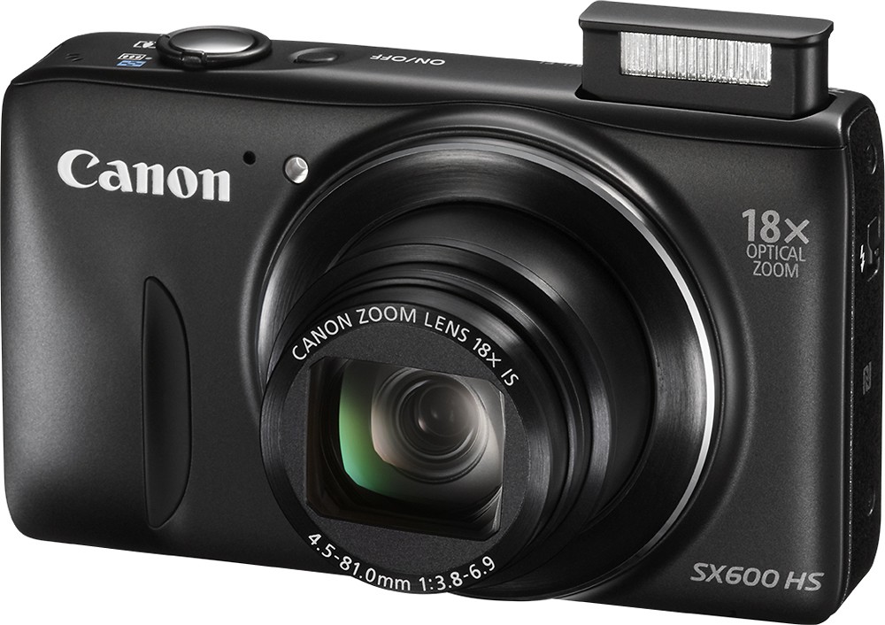 bedrag Eindeloos consultant Best Buy: Canon PowerShot SX-600 16.0-Megapixel Digital Camera Black  9340B001