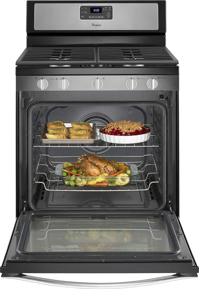 Best Buy: Whirlpool 5.8 Cu. Ft. Self-cleaning Freestanding Gas 