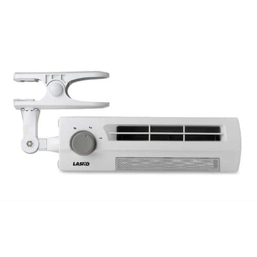 Front. Lasko - Ultra Slim Clip Stick Fan - White.