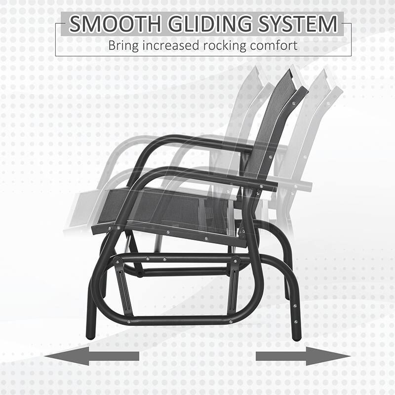 SMOOTH GLIDING SYSTEM  
Bring increased rocking comfort