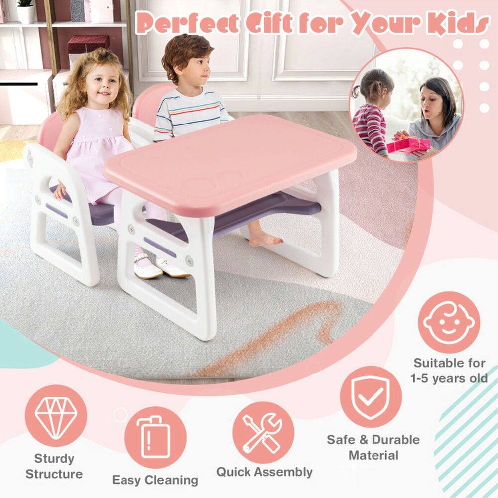 Perfect Gift for Your Kids

- Suitable for 1-5 years old
- Sturdy Structure
- Safe & Durable Material
- Quick Assembly
- Easy Cleaning
