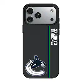 Keyscaper - NHL - Vancouver Canucks Sidebar Magnetic iPhone Case - 15 - Black