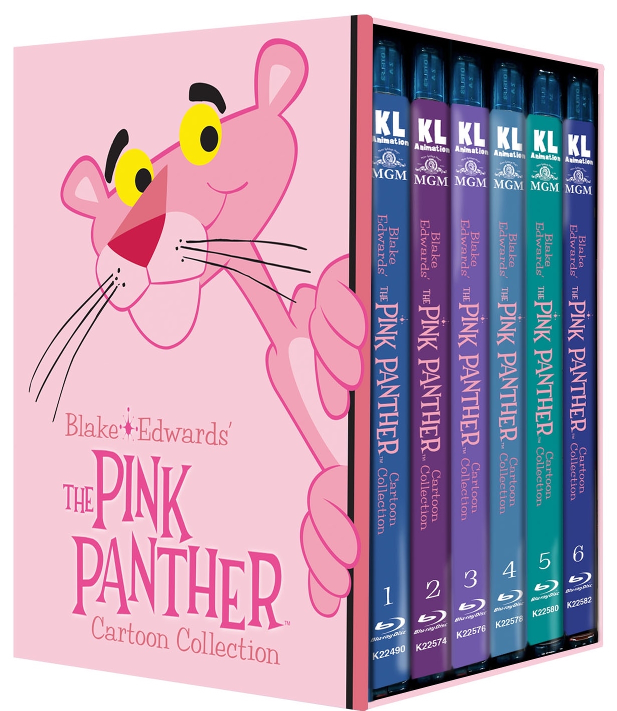 The Pink Panther Classic Cartoon DVDs and Blu-rays