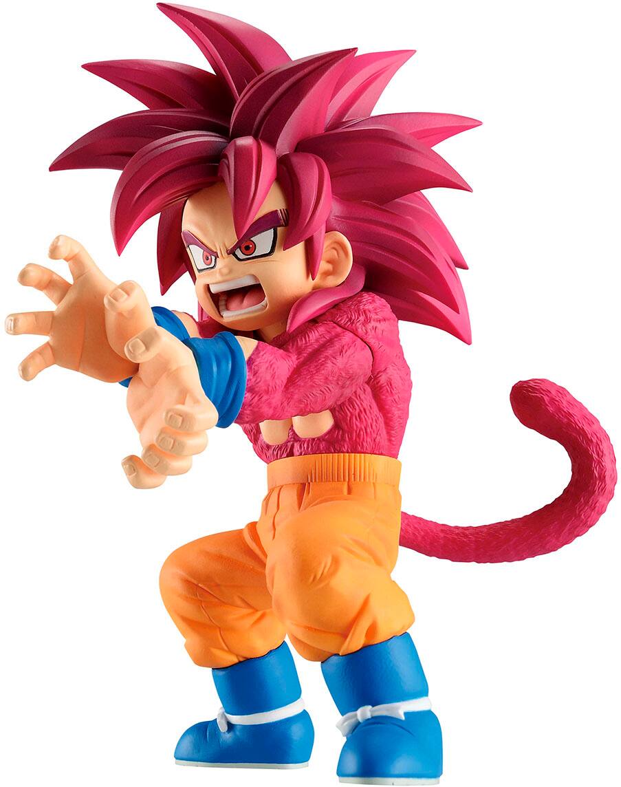 Angle. Bandai - Super Saiyan 4 - Son Goku (Mini) Daima - Dragon Ball Masterlise Ichibansho 3.9" Figure.