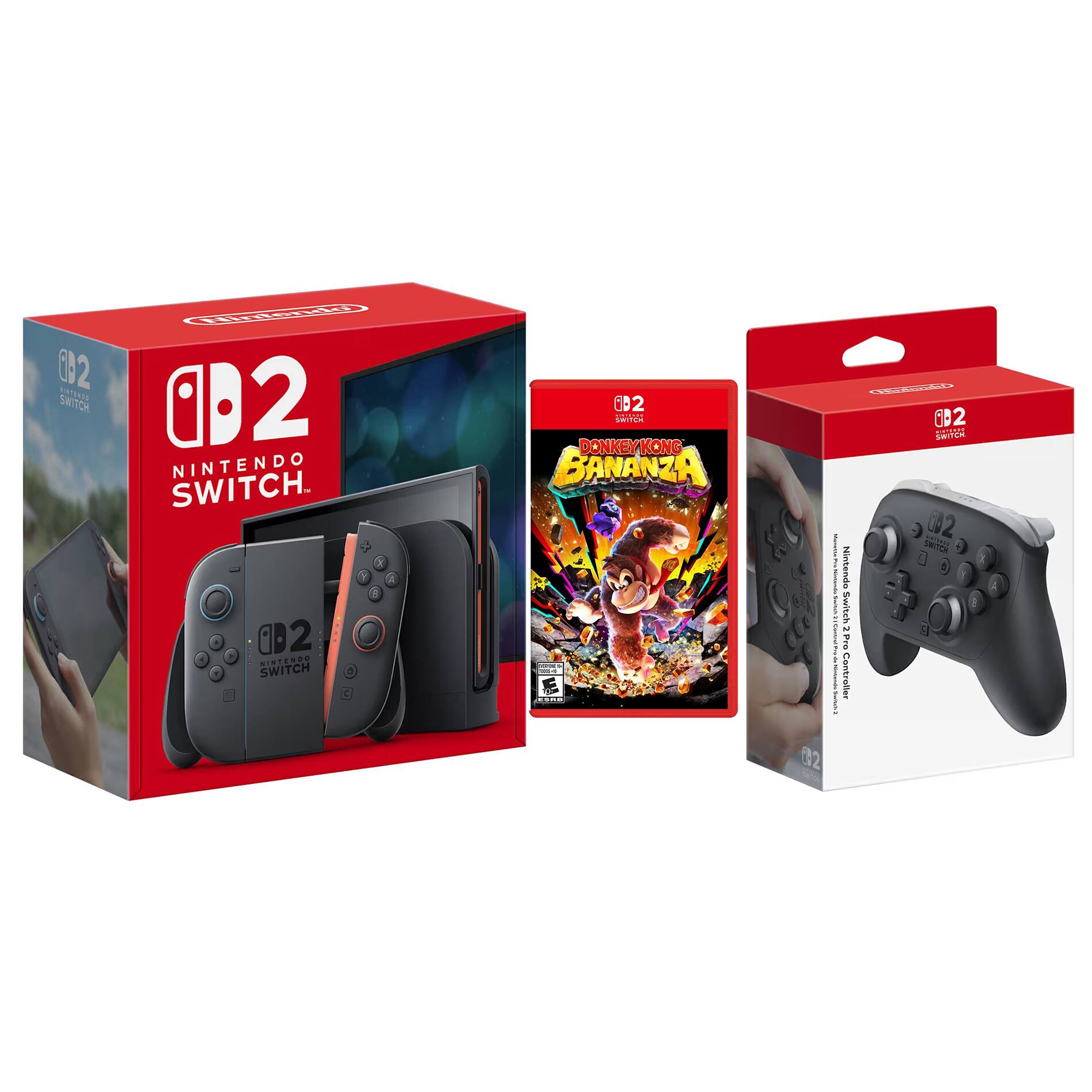 Nintendo Switch - Donkey Kong Bananza - Nintendo Switch Pro Controller - E (Everyone)