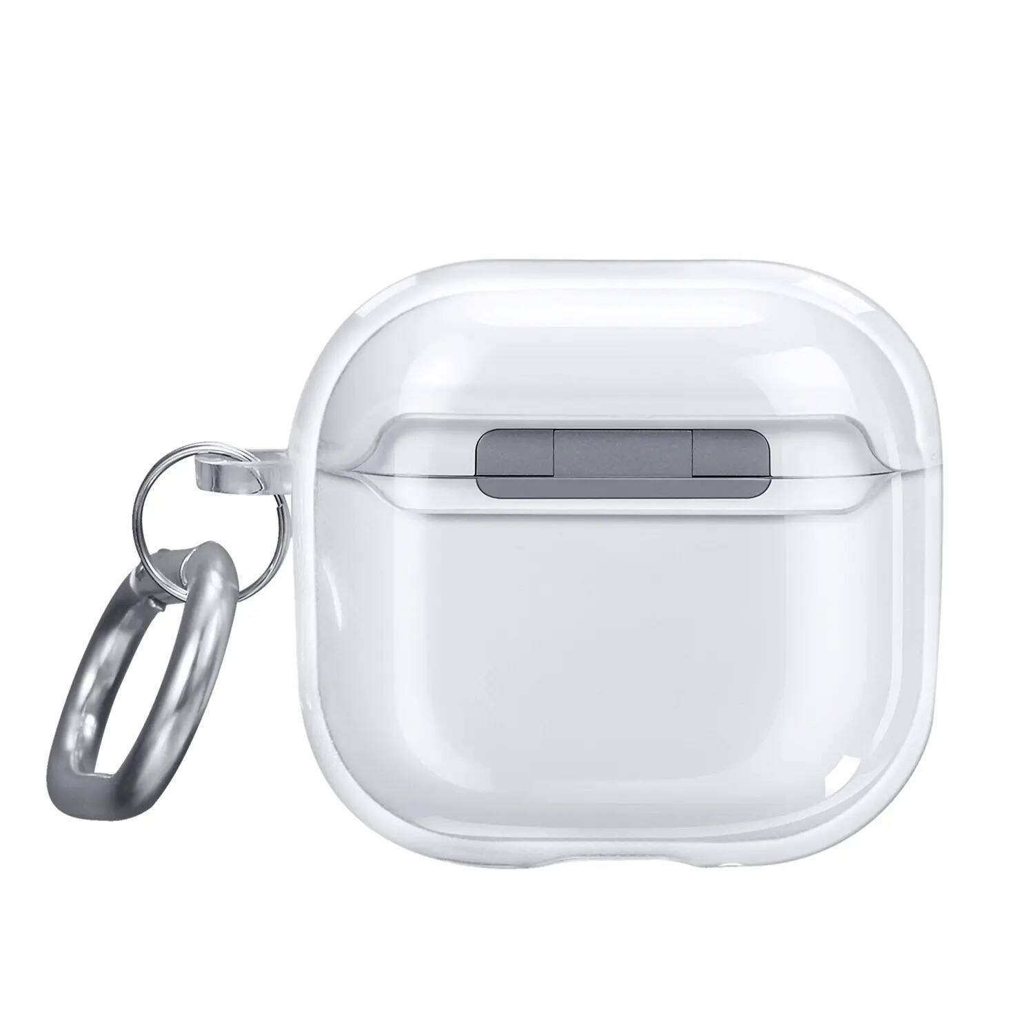 Back. Vena - Case for Apple AirPods 4 Case TPU Cover For AirPods Gen 4 Case 4th Generation, Supports Wireless Charging, Clear - Clear.