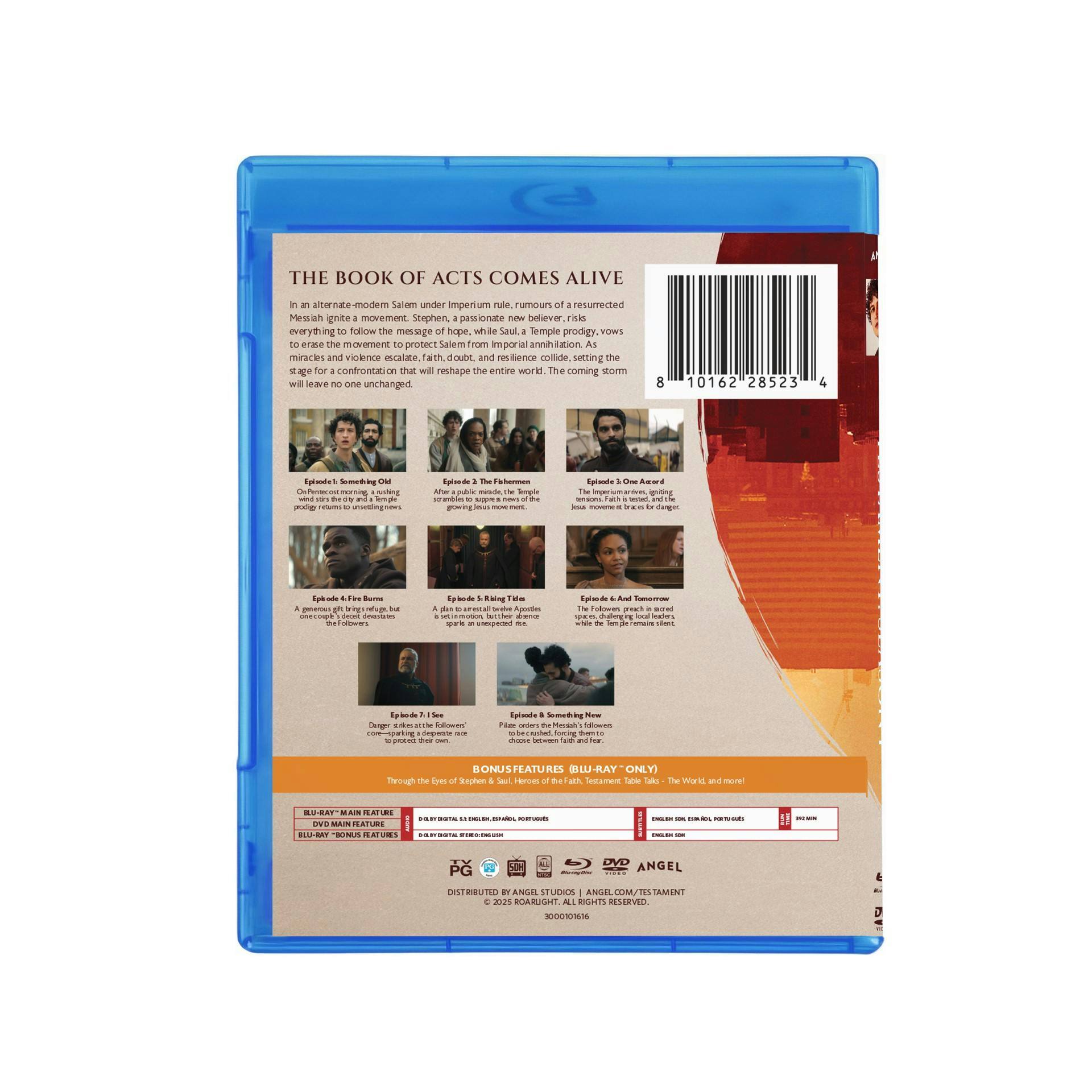 Back. Testament: Season 1   - BLU-RAY.