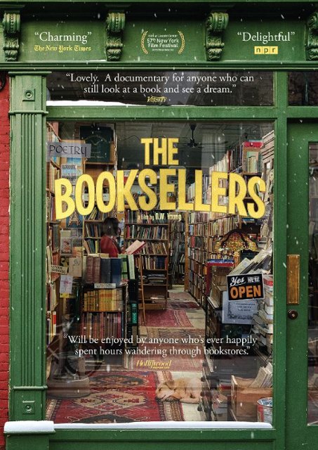 Front Standard. The Booksellers [DVD] [2019].