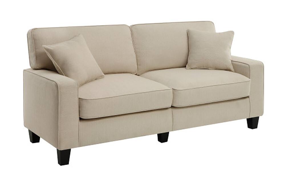Left. Serta - Palisades 73" Sofa - Cream.