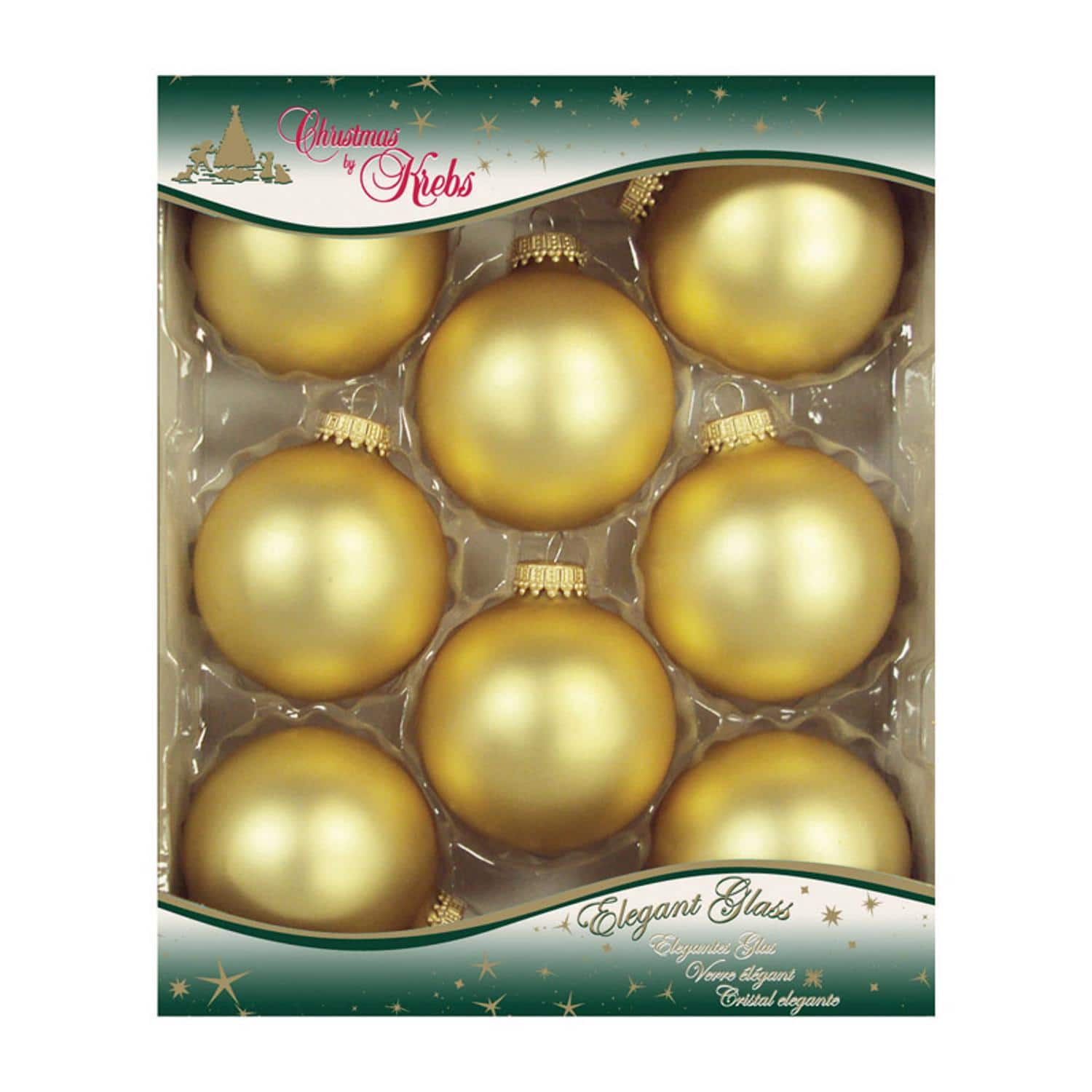 Christmas by Krebs Velvet Ball Ornaments (Case of 12) - Gold price history on PriceWatchPro