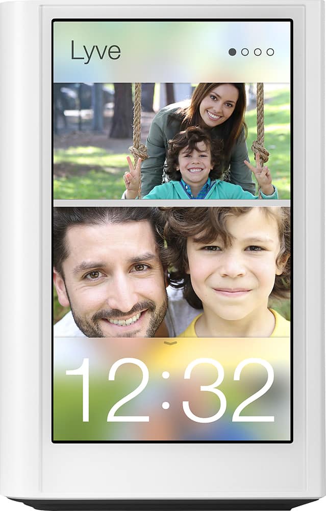 Front. Lyve - Home 2TB Photo and Video Manager - White.