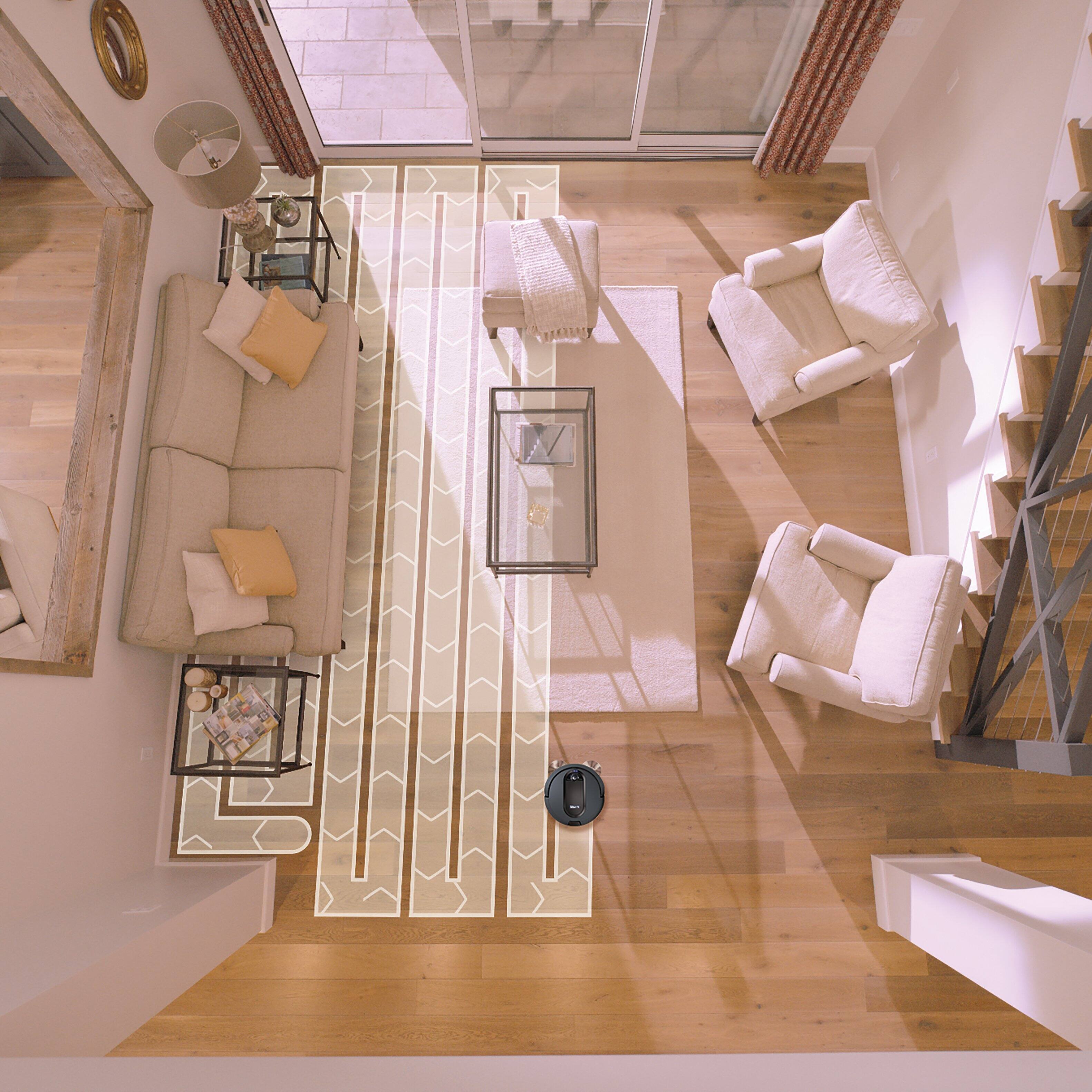 Alt View 13. Shark - EZ Robot Vacuum RV912S with Self-Empty Base, Bagless, Wi-Fi - Dark Grey.