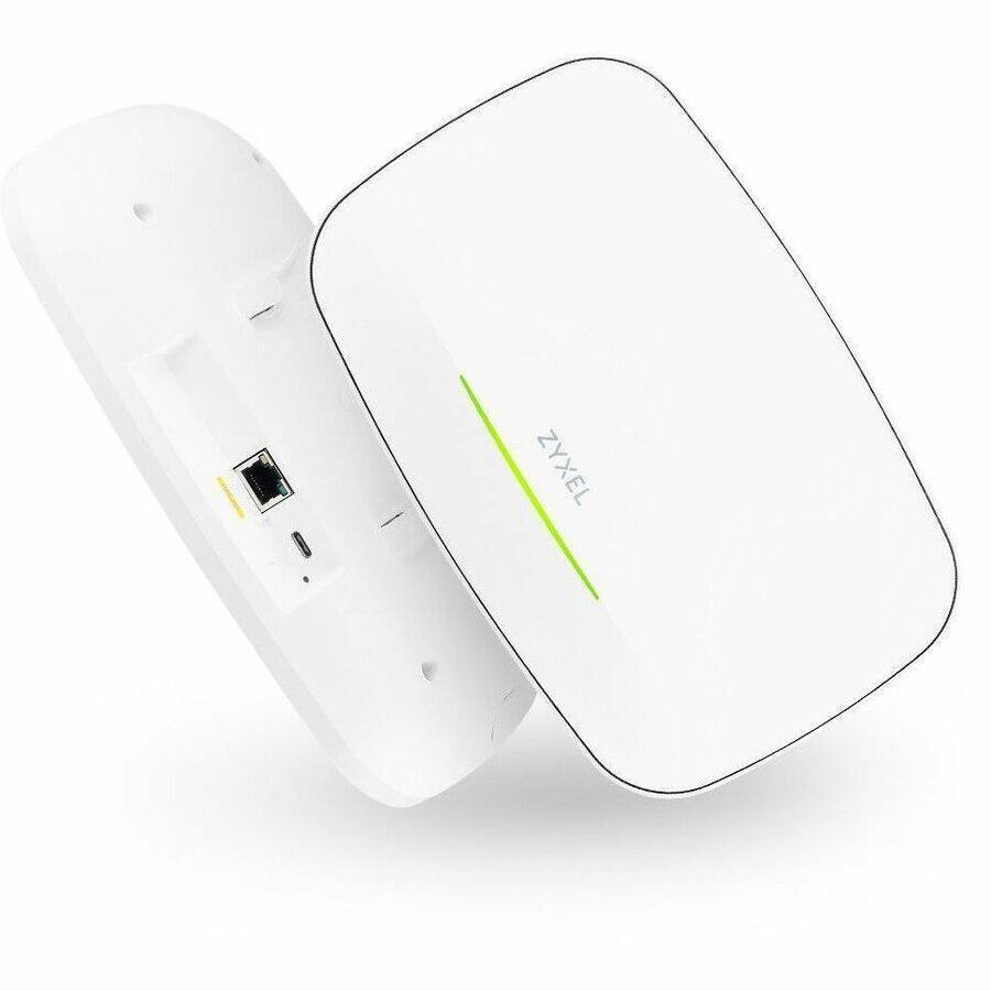 Alt View 2. ZYXEL - Zyxel BE6500 WiFi 7 Dual-Radio Access Point, Dual-Optimized Antenna, Manageable via Nebula Web/App, On-Premises - Black.