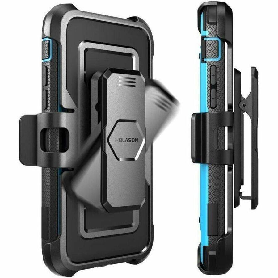 Alt View 2. i-Blason - i-Blason Armorbox Rugged Carrying Case (Holster) Apple iPhone 7 Plus, iPhone 8 Plus Smartphone - Drop Resistant, Bump - Blue.