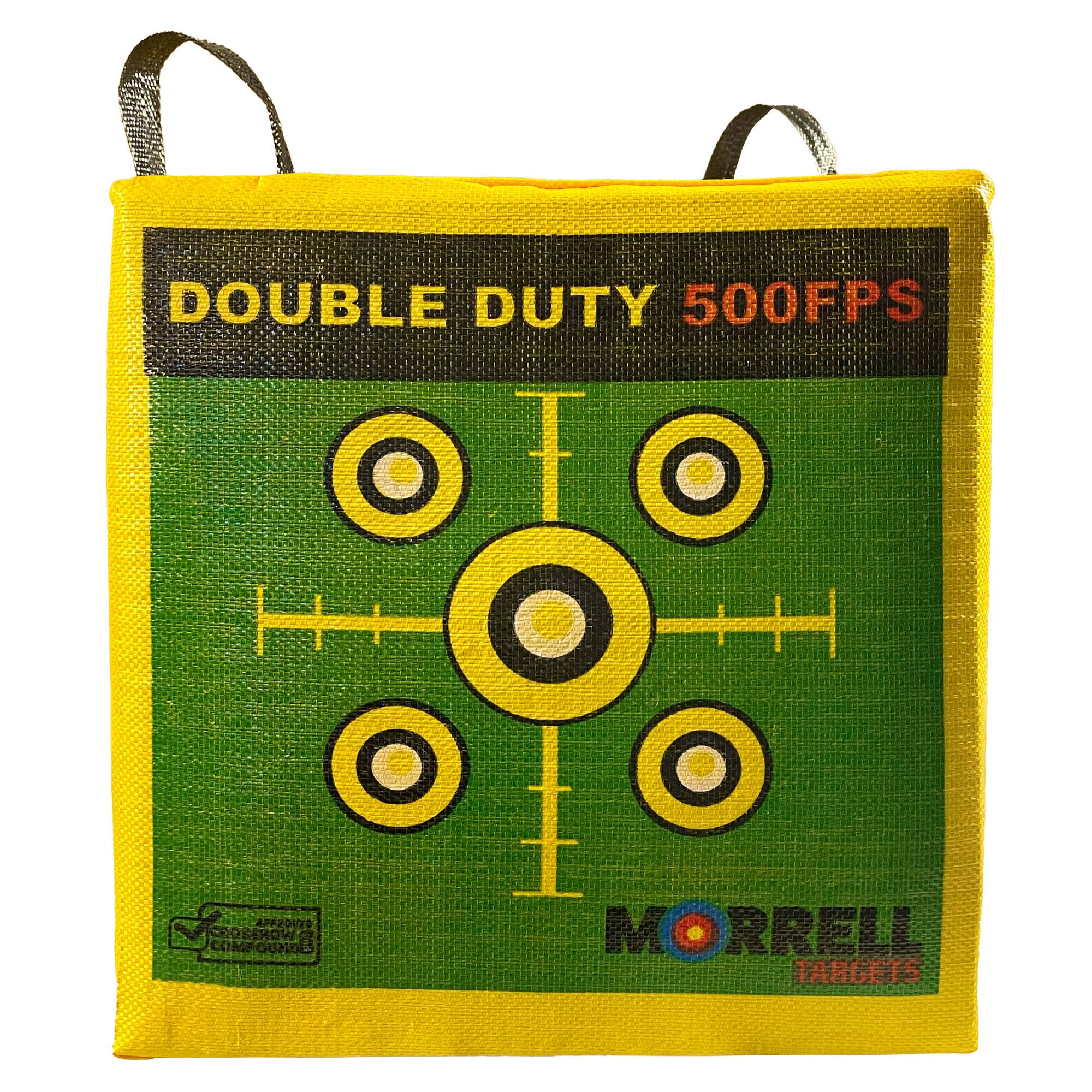 DOUBLE DUTY 500FPS  
APPROVED CROSSWIND!  
COMPOUNDED MORRELL TARGETS