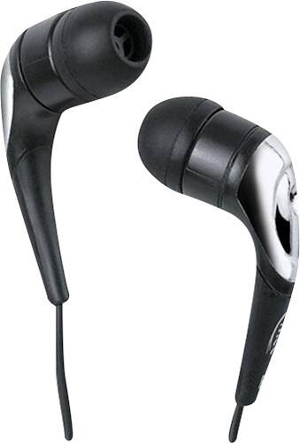 Front Standard. MEElectronics - SX-31 Earbud Headphones - Black.