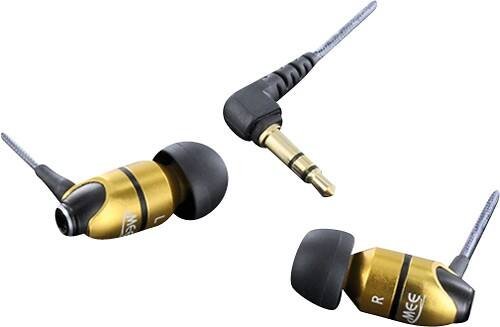 Front Standard. MEElectronics - Original M Series M31 Earbud Headphones - Gold.