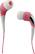 Front Standard. MEElectronics - SX-31 Earbud Headphones - Pink.