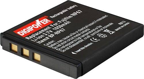 Front. Digipower - 3.7V Lithium-Ion Battery for LS755 and SLICE models - Black.