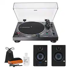 Audiotechnica - Record Care Solution
- Record Care Solution
- Brush
- Cleaning Pads
- Carrying Case
- Speakers