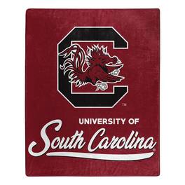 Northwest - South Carolina Gamecocks 50" x 60" Signature Raschel Plush Throw Blanket - Multicolor