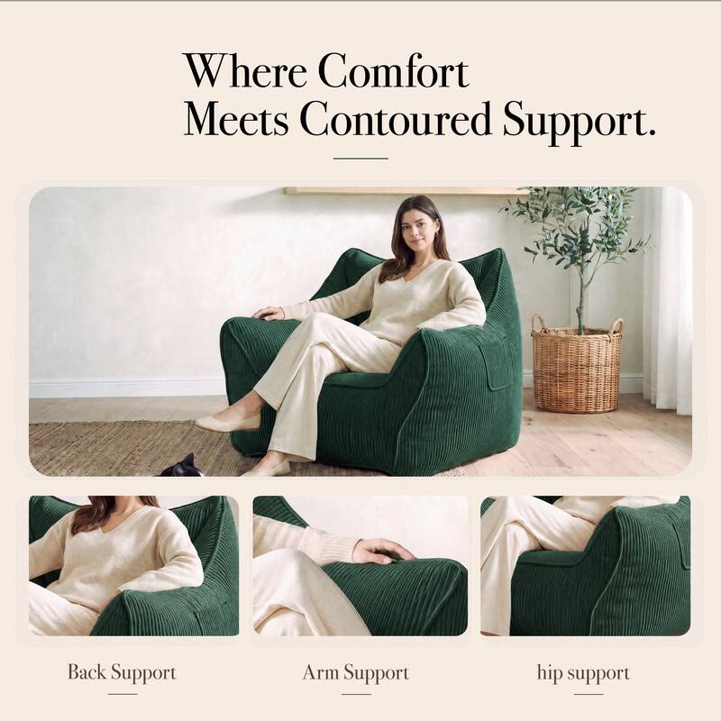 Where Comfort Meets Contoured Support.

Back Support  
Arm Support  
Hip Support