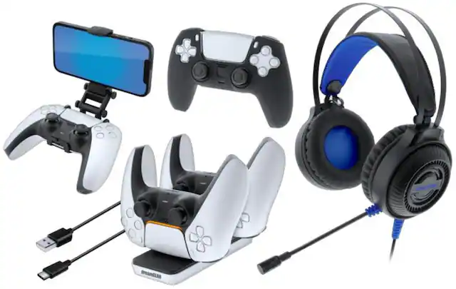 Front. dreamGEAR - DreamGear Gamer's Kit (5 in 1) - Black - Multicolor.