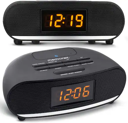 12:19, 12:06, memorex, SET, FUNCTION, MEMORY, CH MODE, VOLUME, ALARM, SLEEP, DIMMER, SNOOZE