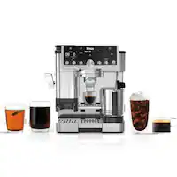 Ninja - Luxe Café Pro Series 4 in 1 Espresso, Drip Coffee, Cold & Hot Brew, Tamper, Grinder, Scale, Hands-Free Frother - Stainless Steel - Front_Zoom